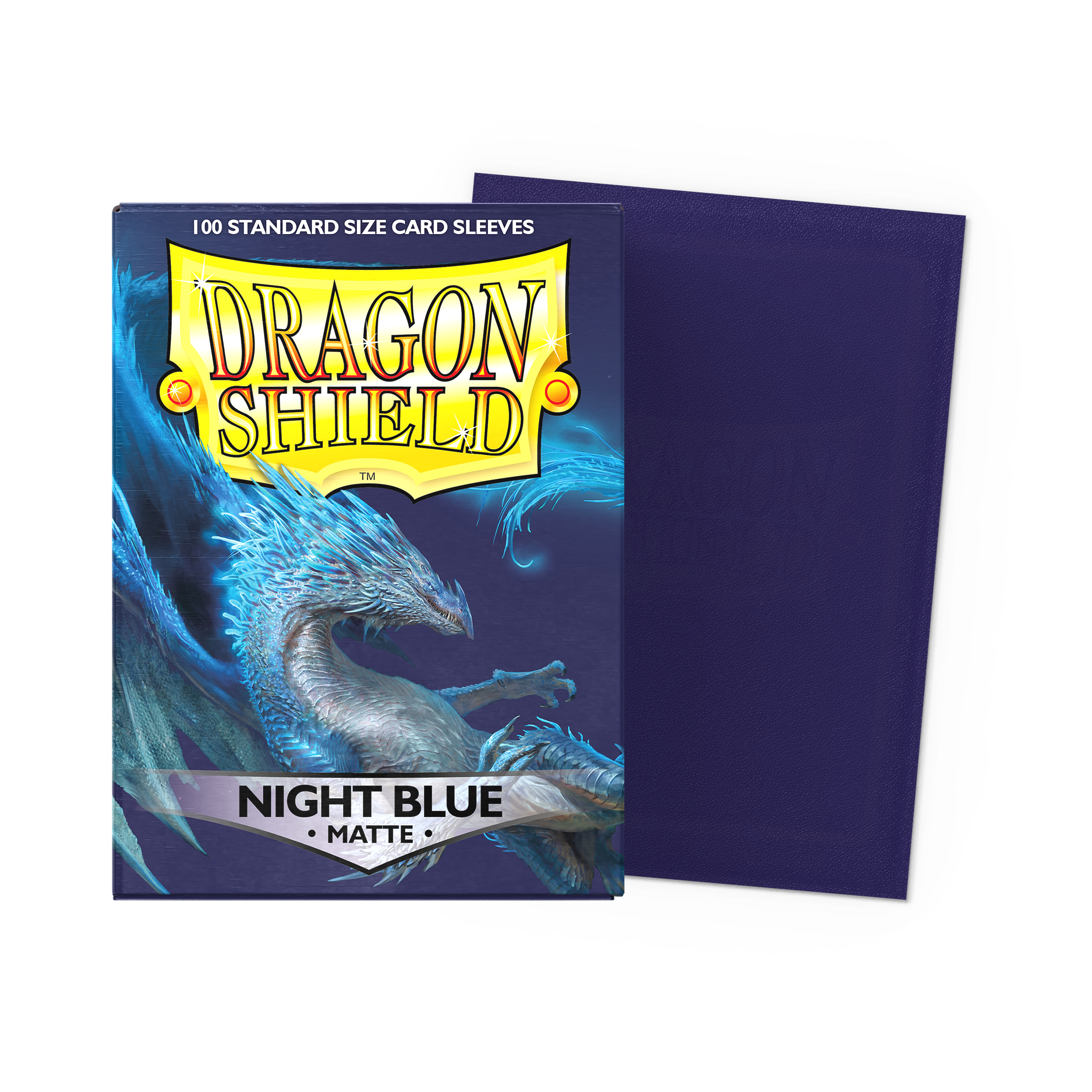 Dragon Shield Matte Night Blue Sleeves